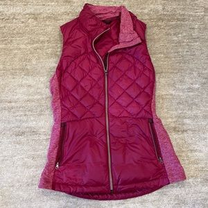 Deep Red size 8 lululemon down vest